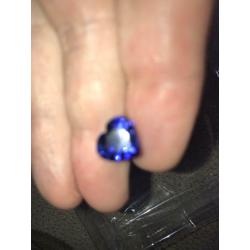 New Stunning Heart Shaped 5.5ct Natural Tanzanite