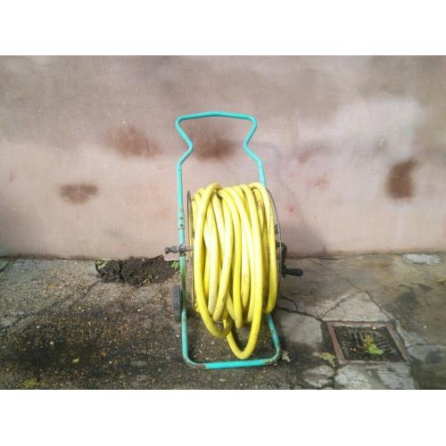 Tricoflex Irrigation hose and reel. ?50 each, 2 available