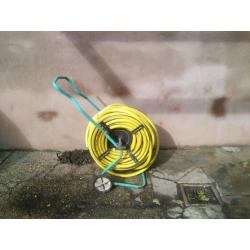 Tricoflex Irrigation hose and reel. ?50 each, 2 available