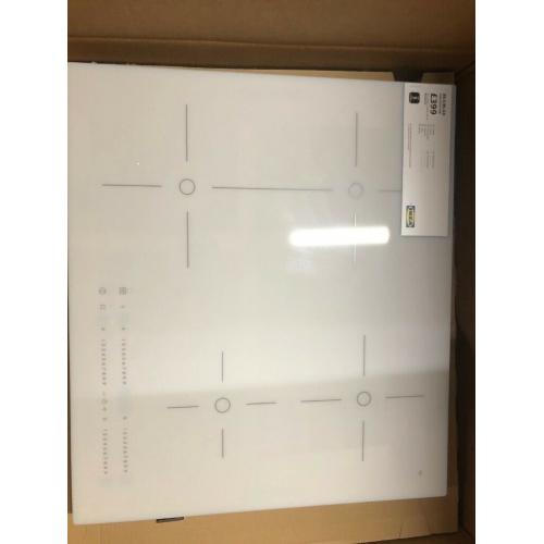 IKEA BEJUBLAD Induction hob with bridge function, white, 59 cm #BargainCorner