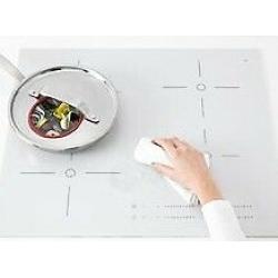 IKEA BEJUBLAD Induction hob with bridge function, white, 59 cm #BargainCorner