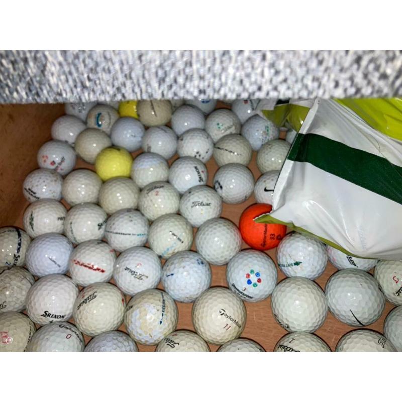 100 golf balls