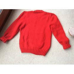 New Handknit Child?s Jumper for Age 5-6 Years