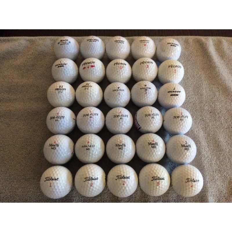 Golf balls x 30