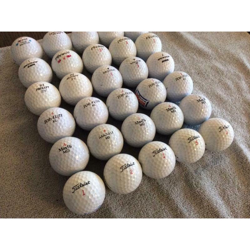 Golf balls x 30
