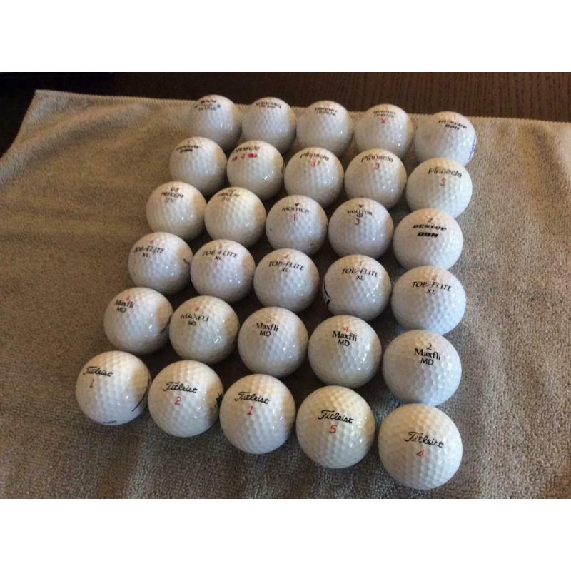 Golf balls x 30