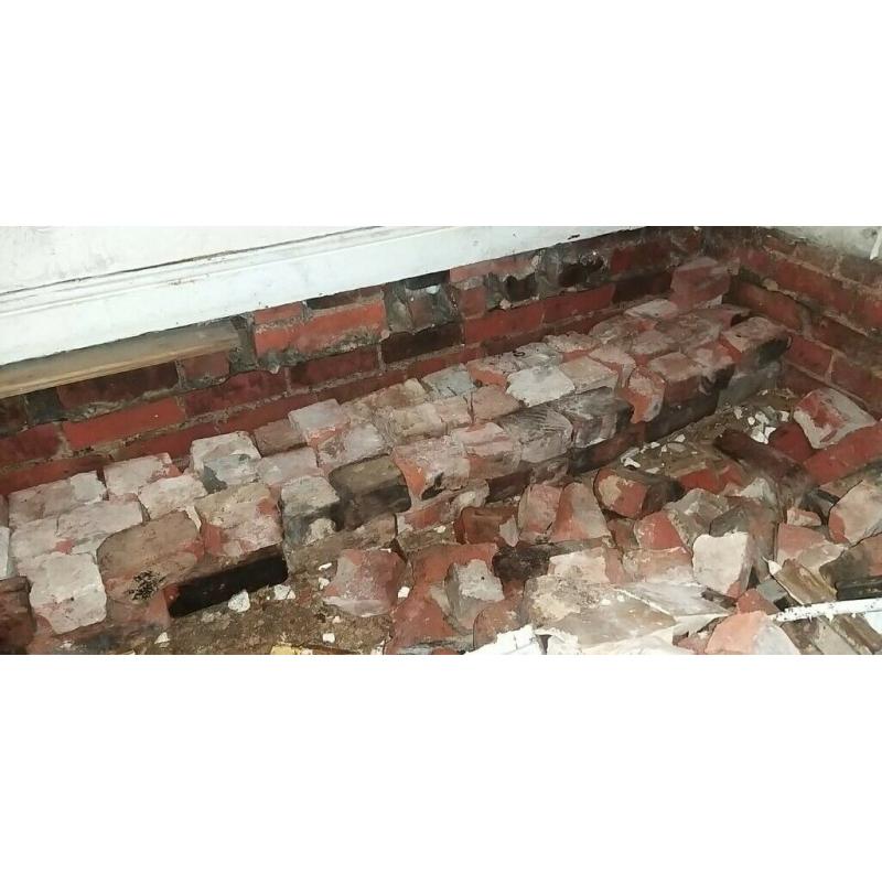 For free old Bricks / top soil/ hardcore rubbel