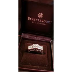 18ct White Gold 1ct Princess Diamond ring