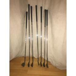 Set of Irons and 2 Wood