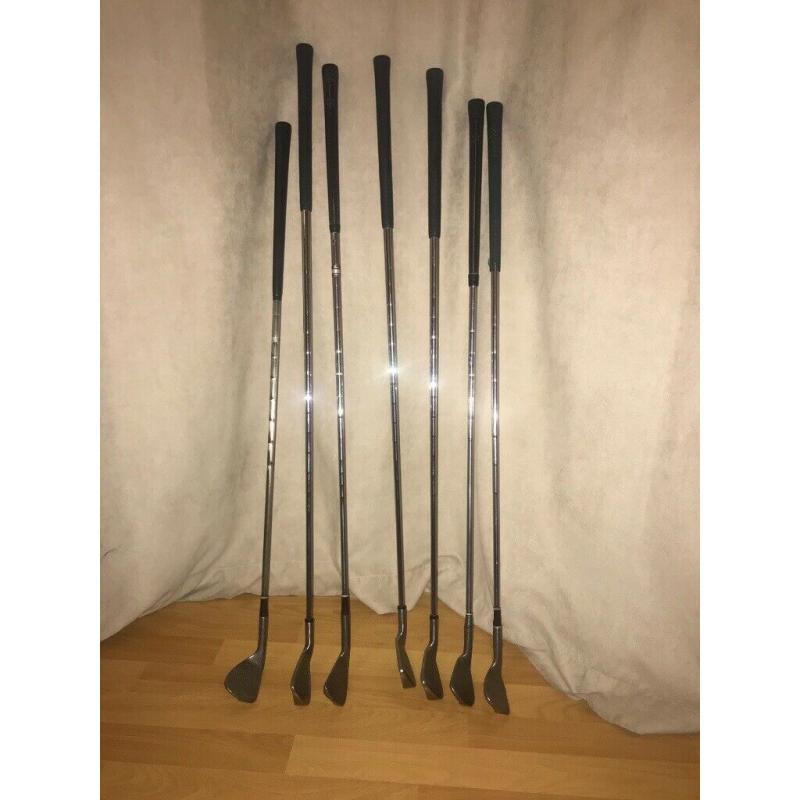 Set of Irons and 2 Wood