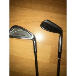 Set of Irons and 2 Wood