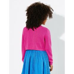 gorgeous hot pink girls shrug cardigan from john lewis age 11 new with tags