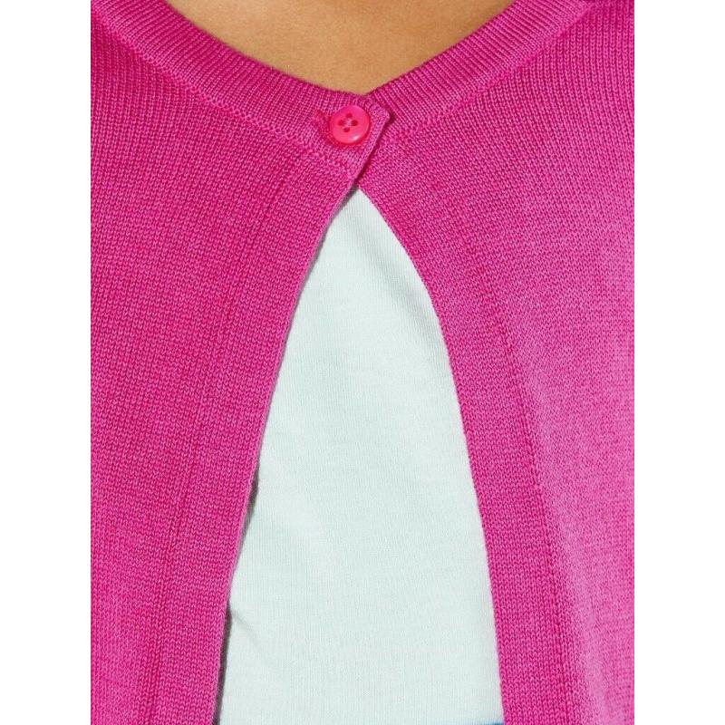 gorgeous hot pink girls shrug cardigan from john lewis age 11 new with tags
