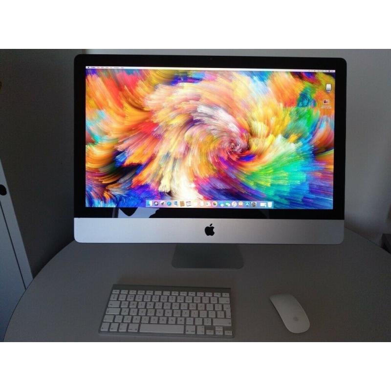 APPLE WORKSTATION iMAC 27 - 16GB RAM - INTEL QUAD i7 - RADEON - 1TB SSHD - WARRANTY - DELIVERY