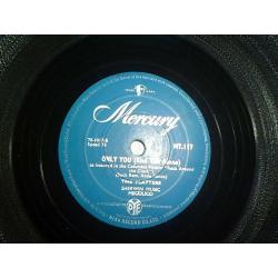 THE PLATTERS 'THE GREAT PRETENDER' / 'ONLY YOU(AND YOU ALONE)' 78RPM VINYL,LATE 1950'S.