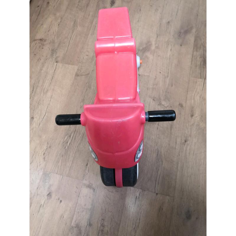 My first balance motorbike