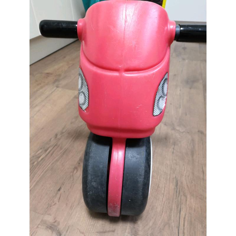My first balance motorbike