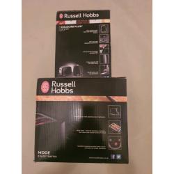 Brajd new russell hobbs black kettle and toaster set
