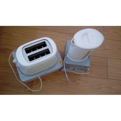 New kettle and toaster