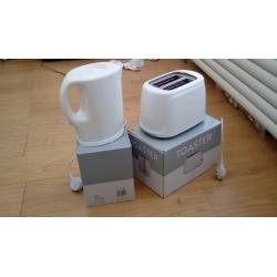 New kettle and toaster
