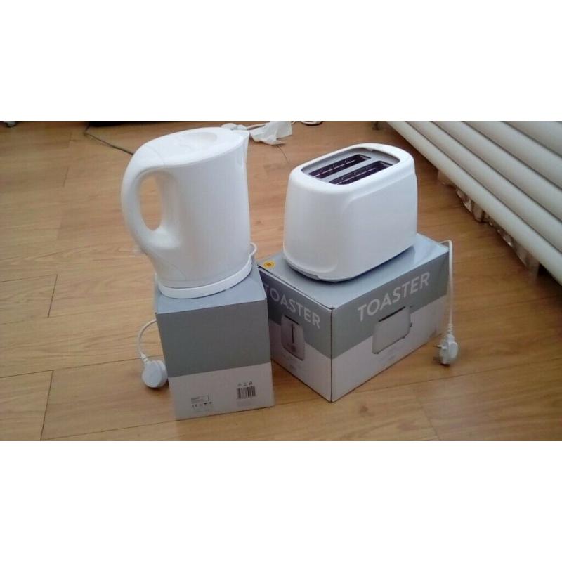 New kettle and toaster