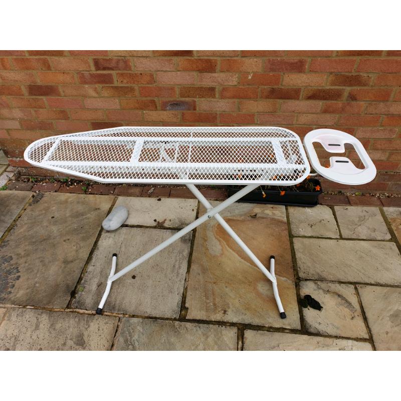 Iron and table