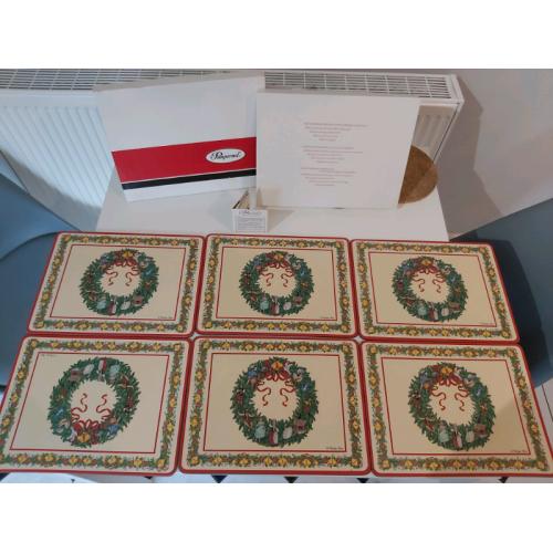 6 x Pimpernel 12 Days of Christmas Place mats