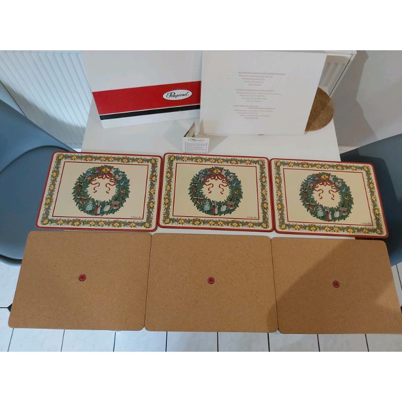6 x Pimpernel 12 Days of Christmas Place mats