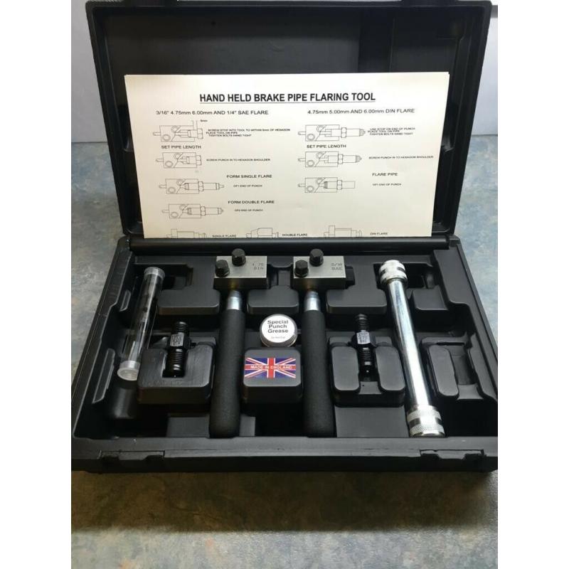 Hand Held Brake Pipe Flaring Tools 3/16" & 4.75mm
