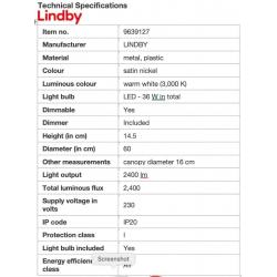 Modern LED Ceiling Lights ? brand new boxed (2 available)
