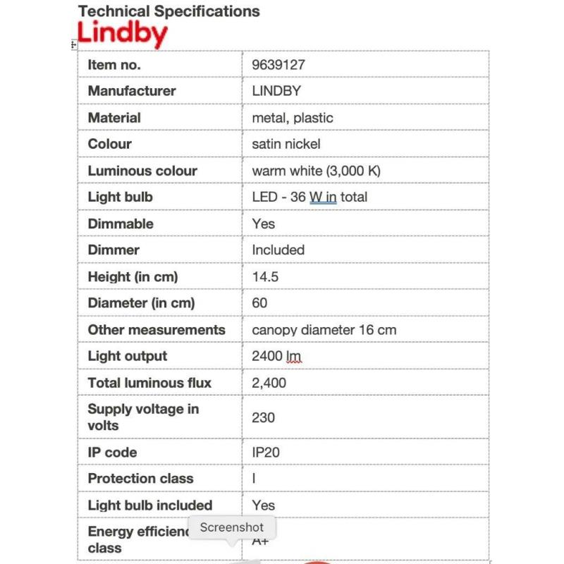 Modern LED Ceiling Lights ? brand new boxed (2 available)