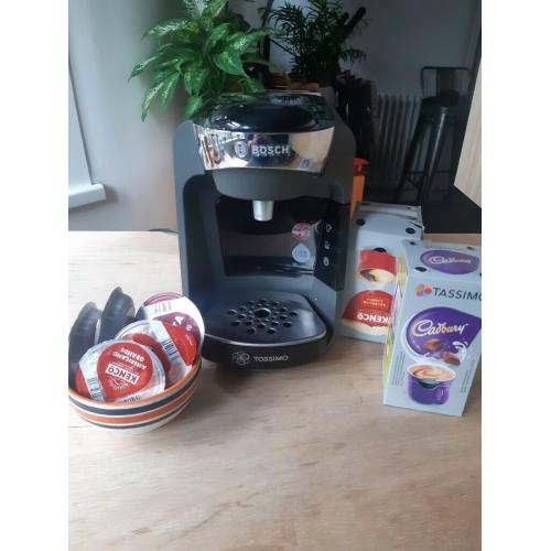 Bosch Tassimo Coffee Machine with free pods!